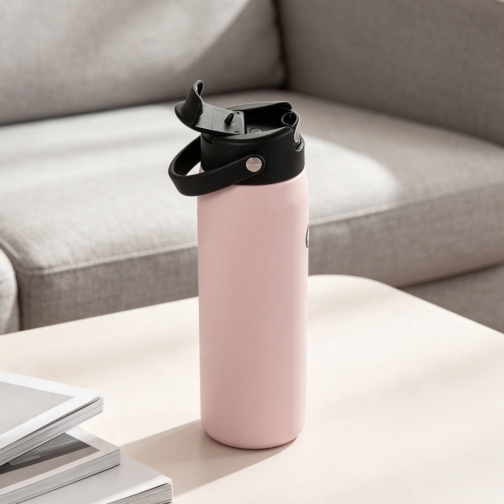 Vandflaske - 2 i 1 - 710ML - Blush