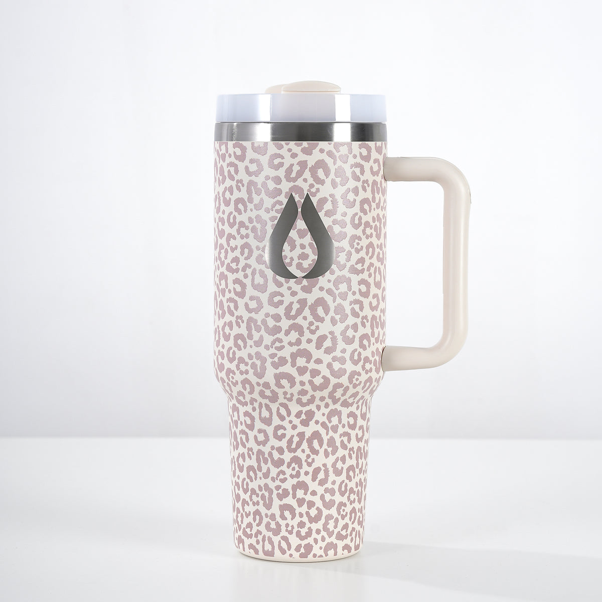 Tumbler - 1200ML - Cream Leopard