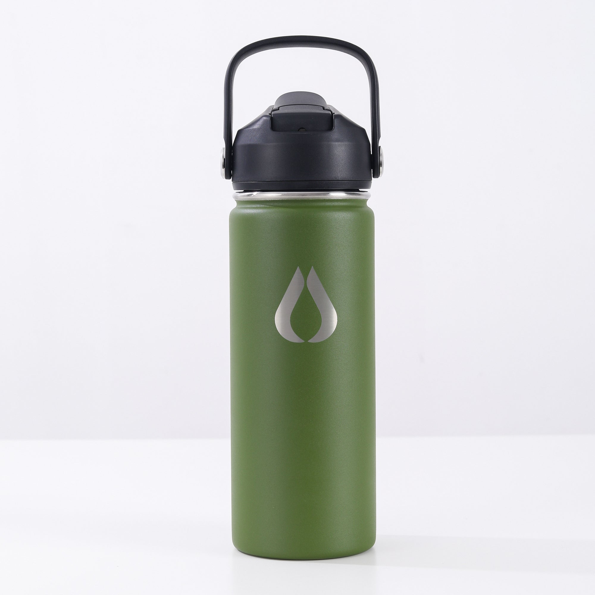 Vandflaske - 500ML - Dark Olive