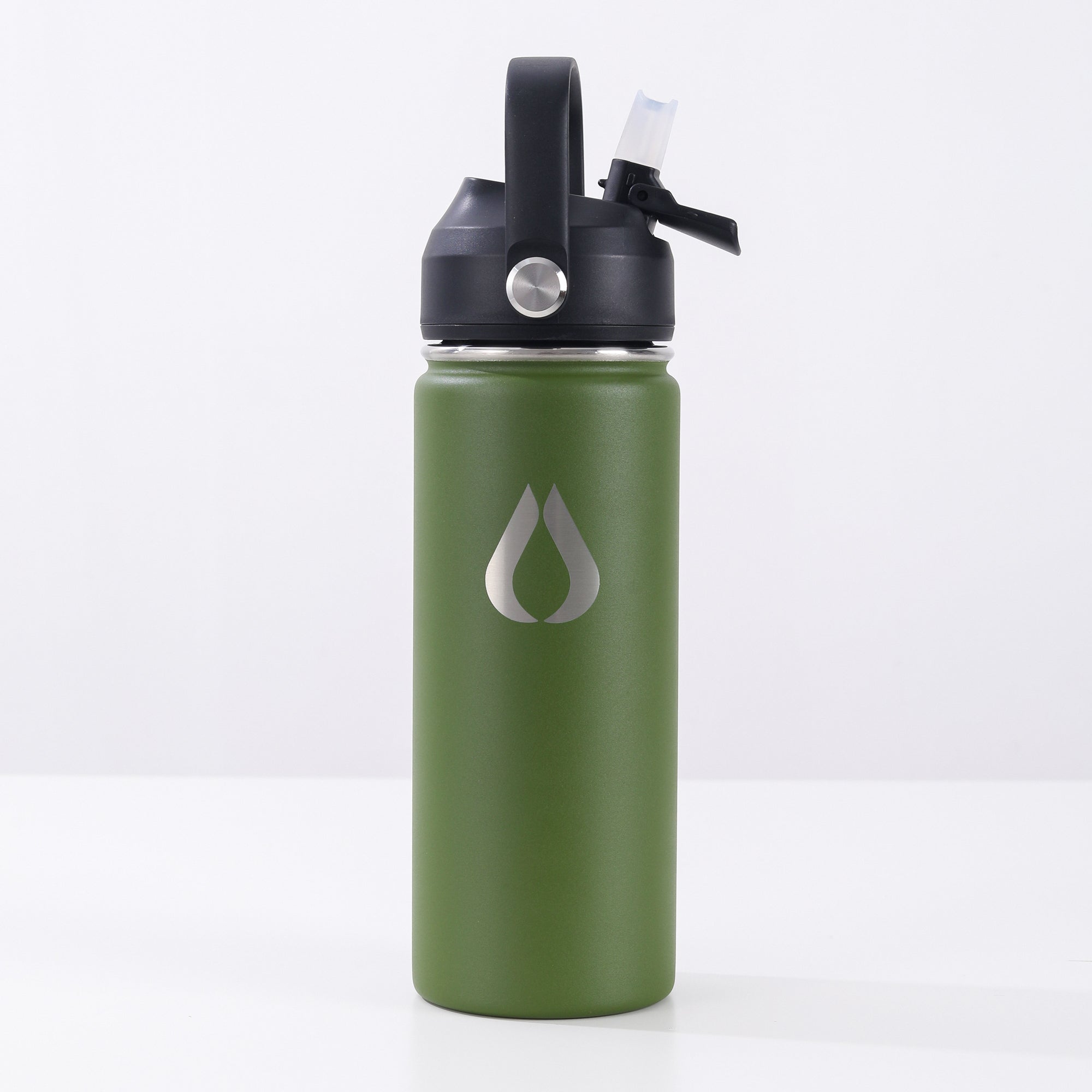 Vandflaske - 500ML - Dark Olive