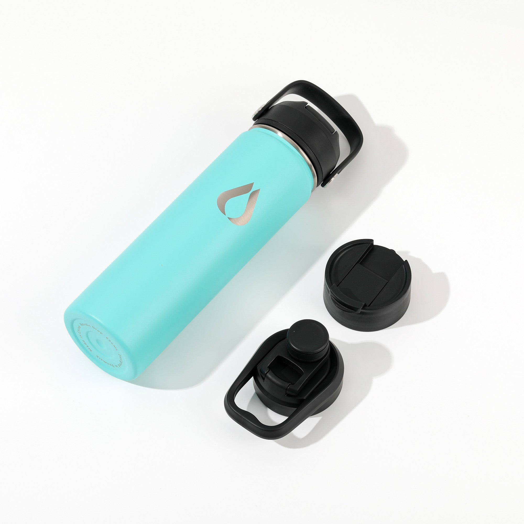 Vandflaske - 650ML - Turquoise