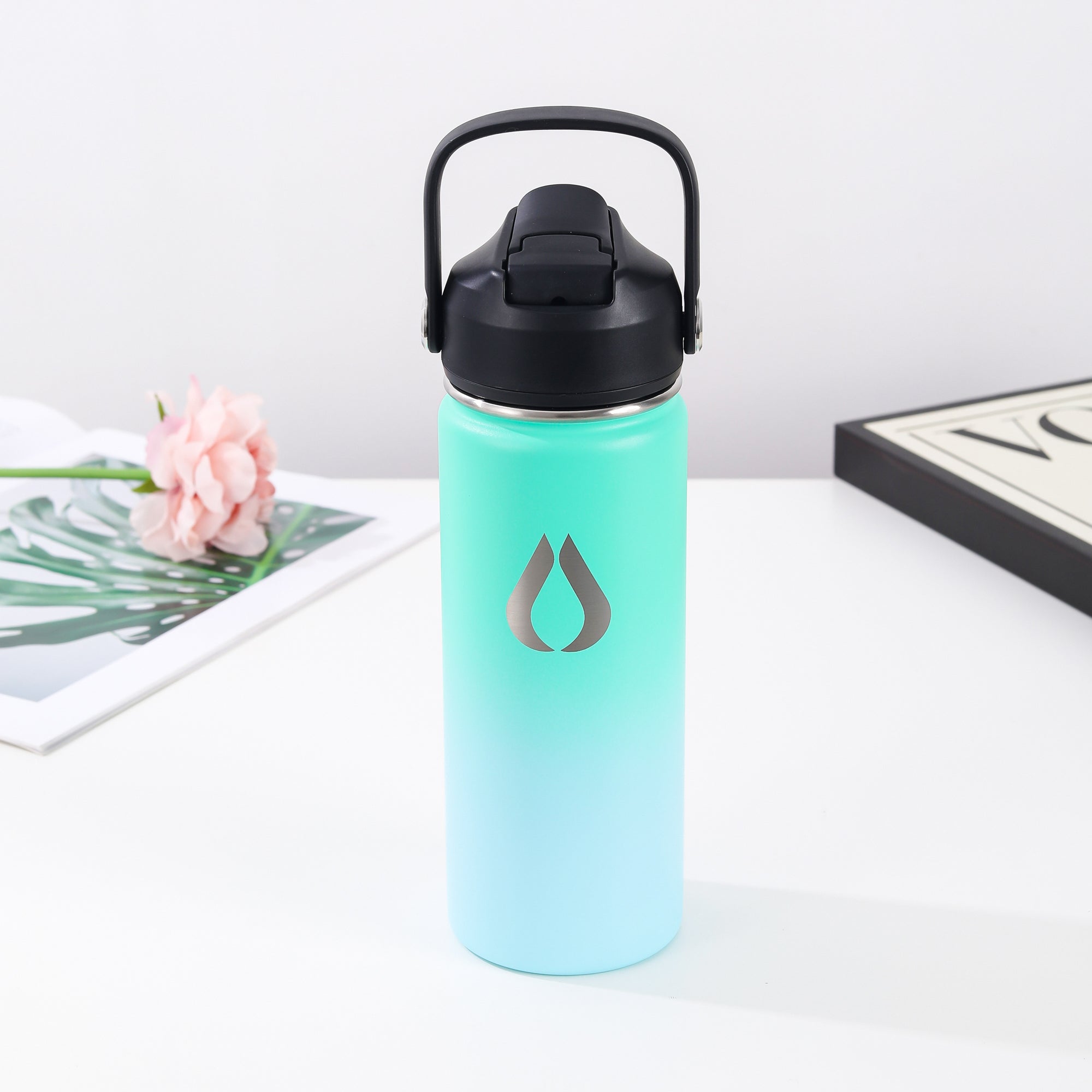 Vandflaske - 500ML - Green Sky