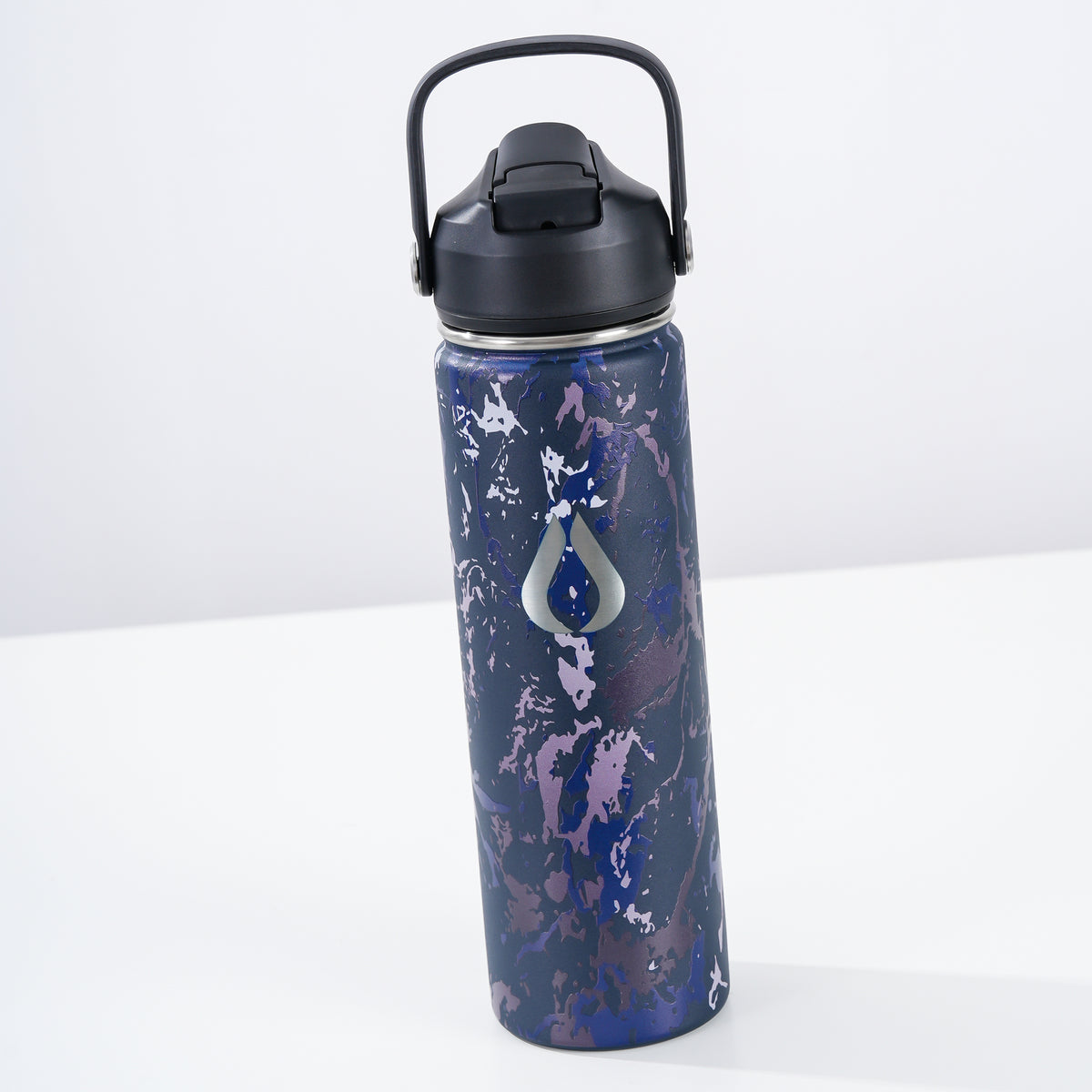 Vandflaske - 650ML - Sapphire Marble
