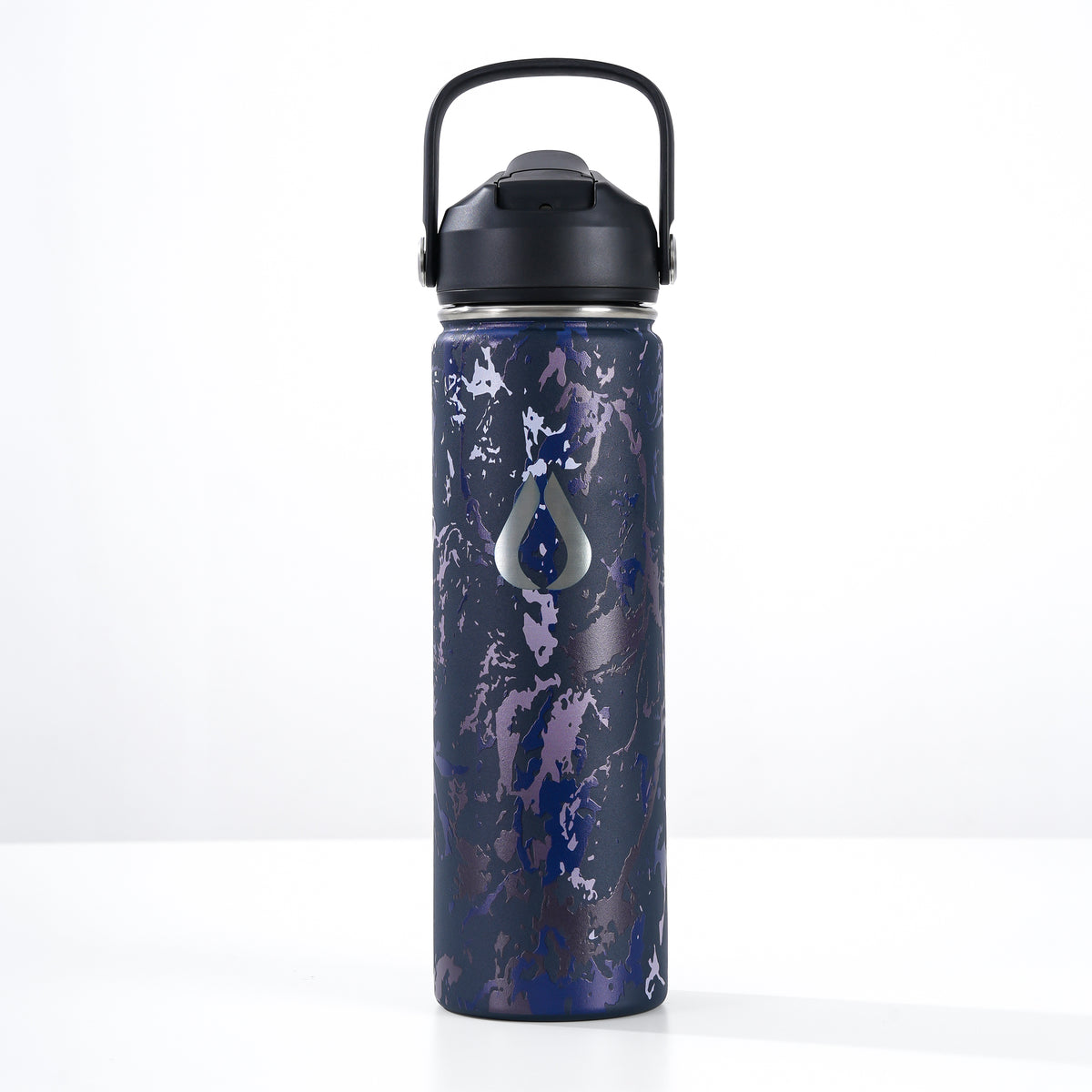 Vandflaske - 650ML - Sapphire Marble
