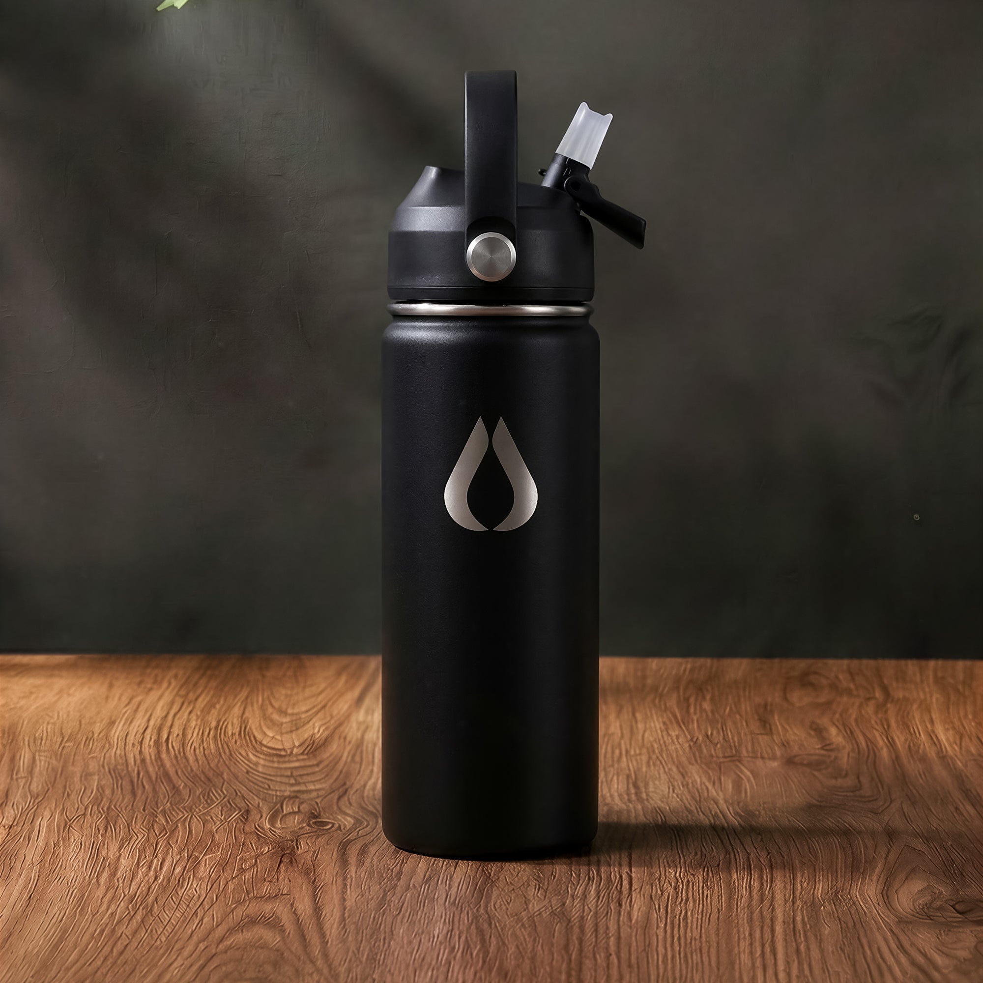Vandflaske - 500ML - Sort