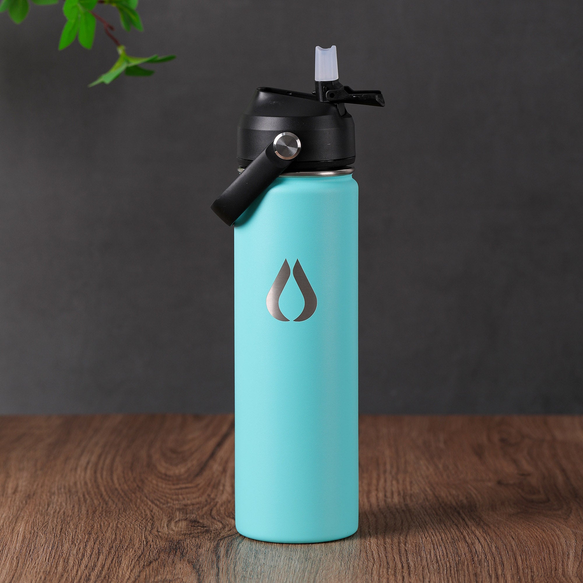 Vandflaske - 650ML - Turquoise