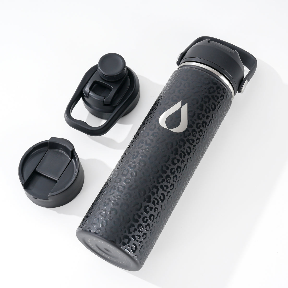 Vandflaske - 650ML - Black Leopard