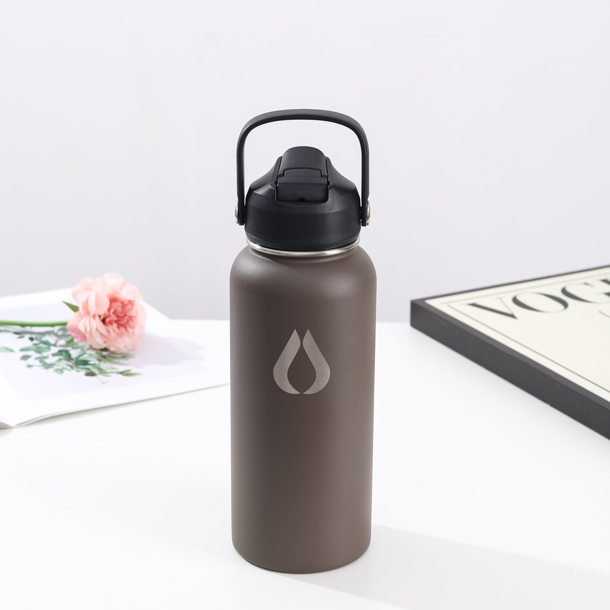 Vandflaske - 960ML - Cocoa