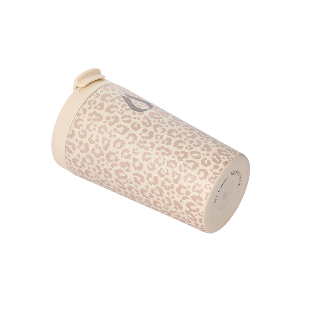 Kaffe Kop - 400ML - Cream Leopard