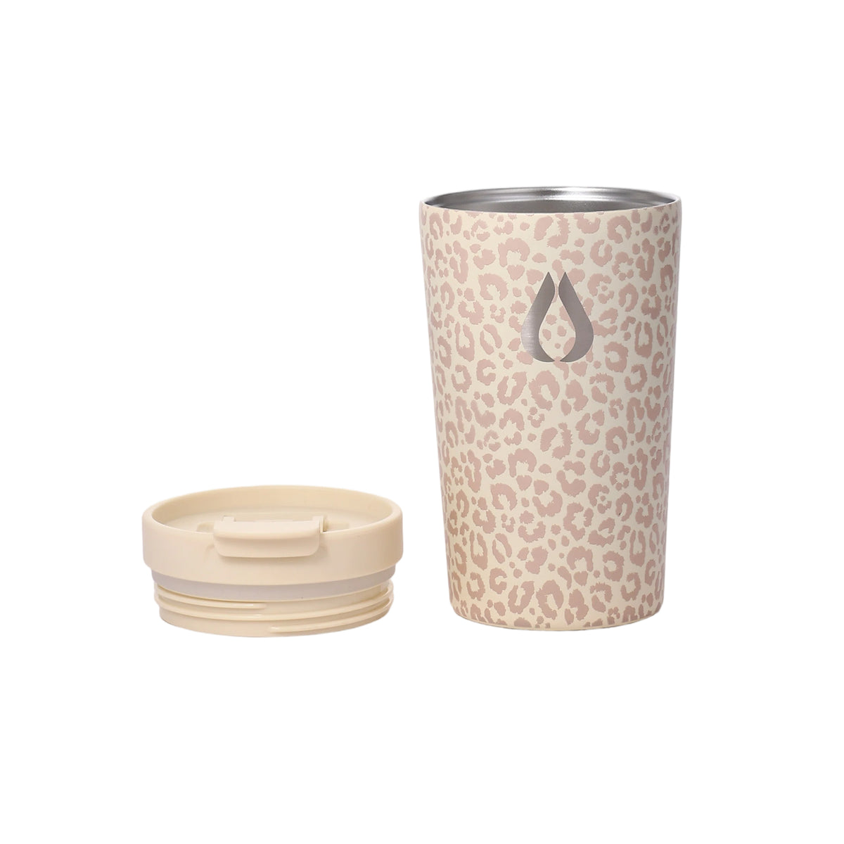 Kaffe Kop - 400ML - Cream Leopard