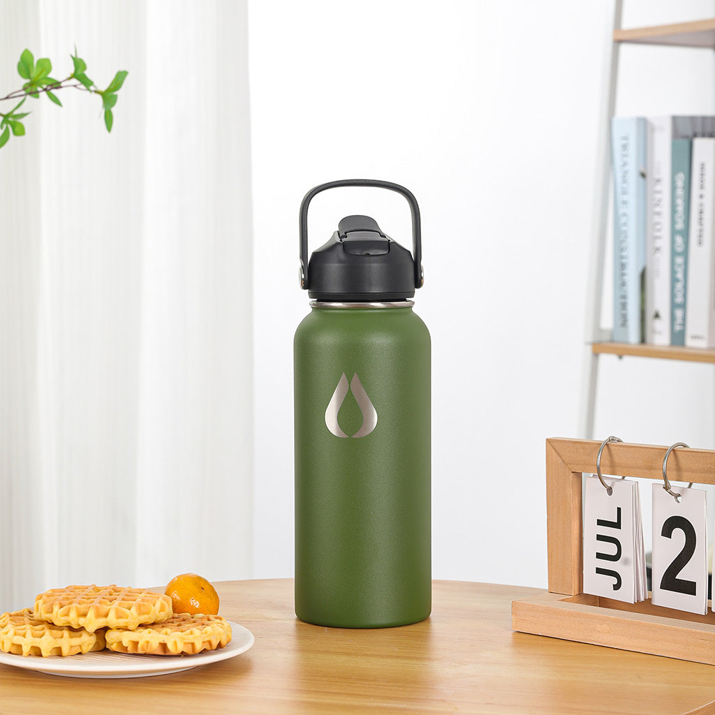 Vandflaske - 960ML - Dark Olive