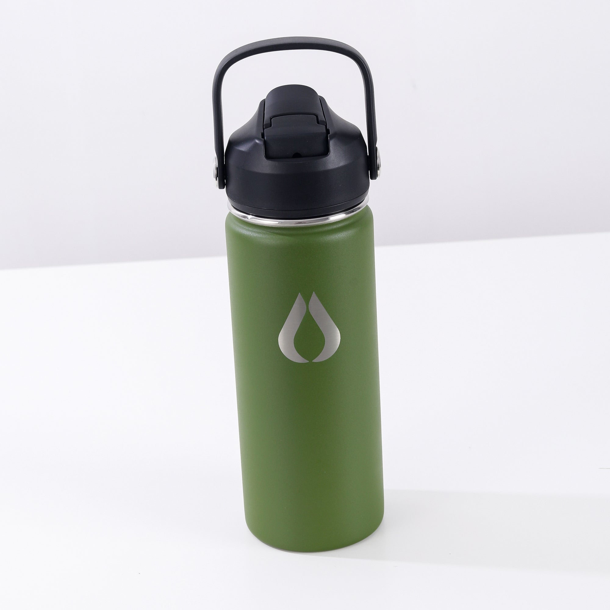 Vandflaske - 500ML - Dark Olive