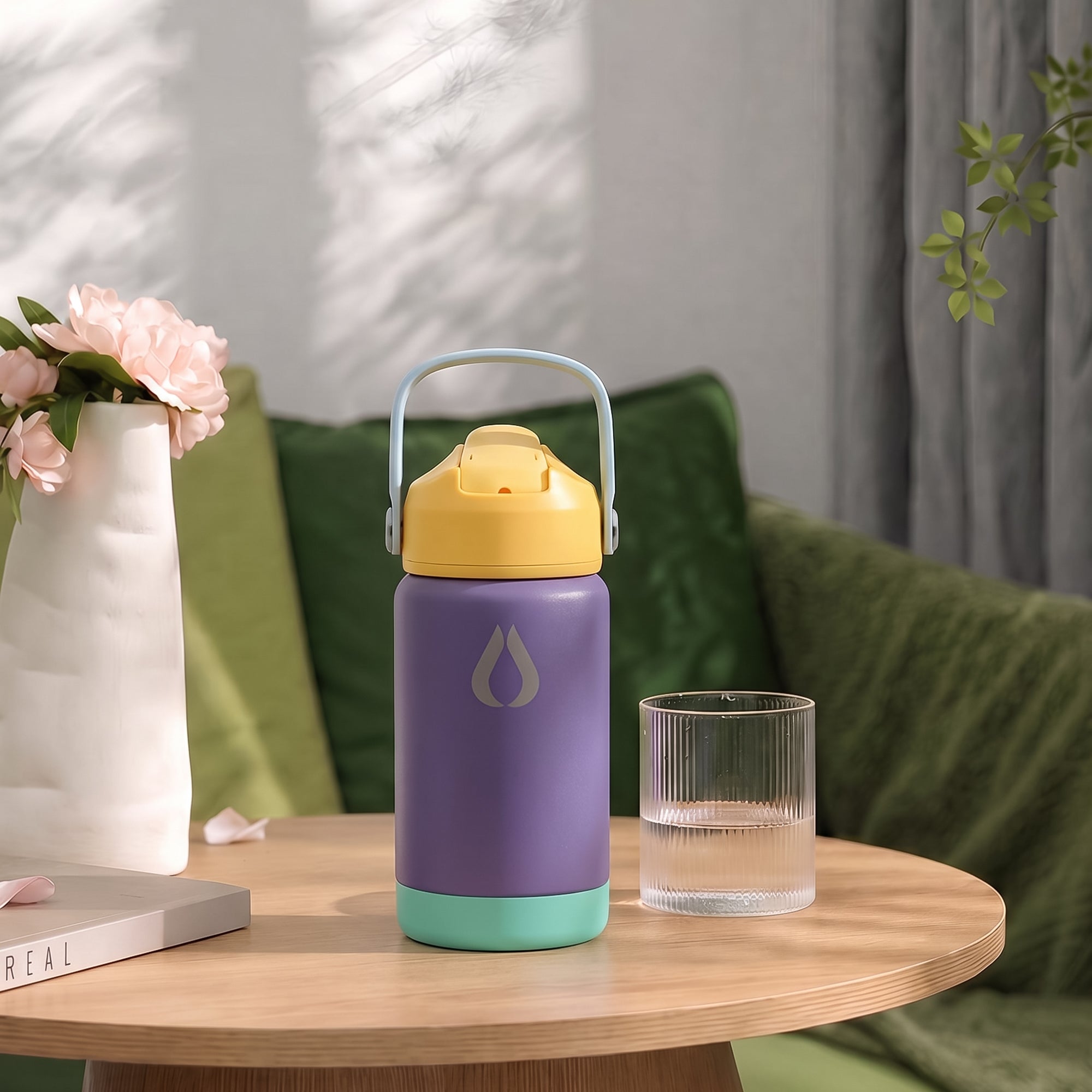 Børneflaske  - 350ML - Eggplant