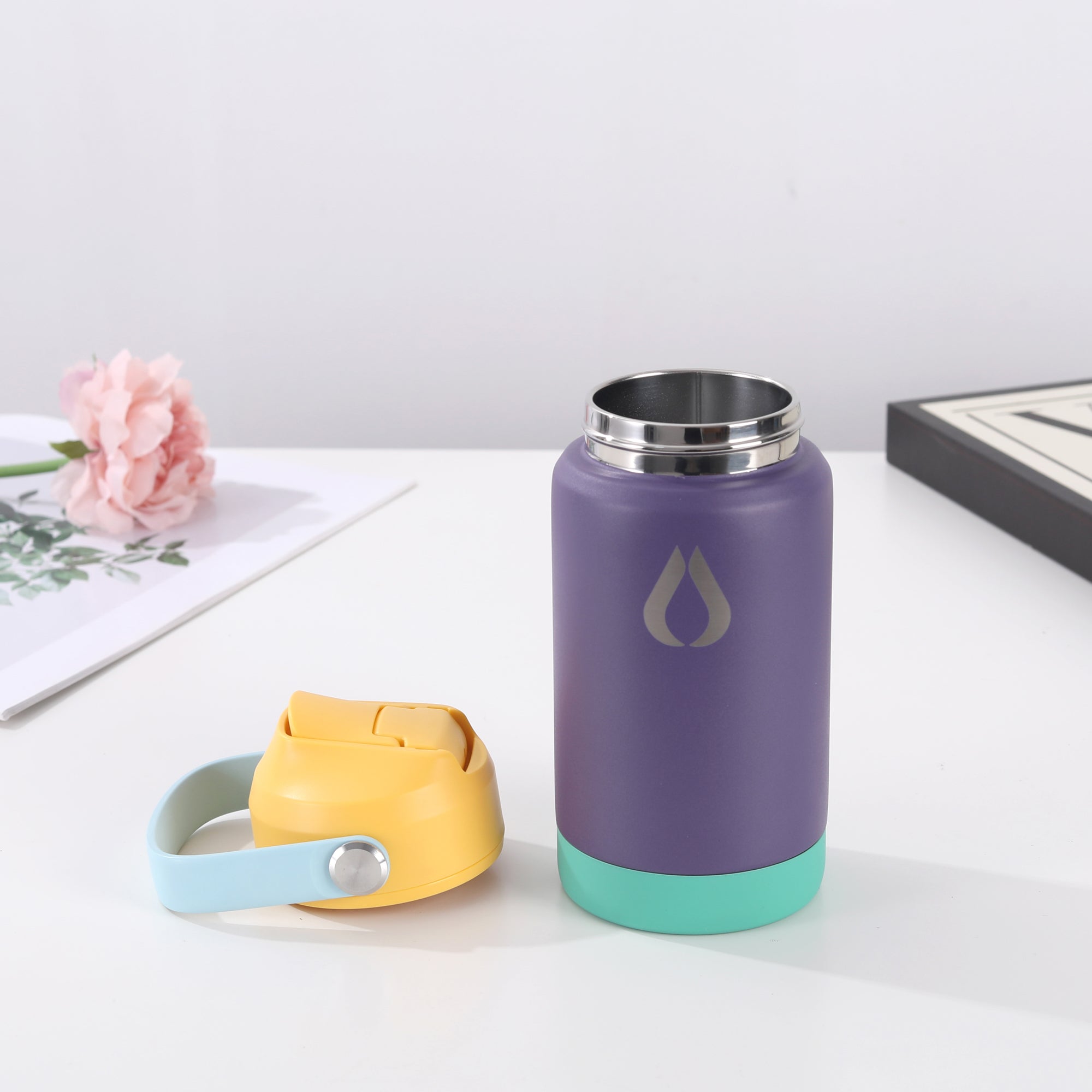 Børneflaske  - 350ML - Eggplant