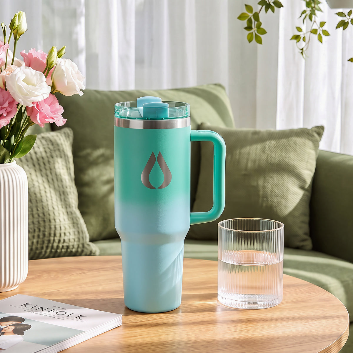 Tumbler - 1200ML - Green Sky