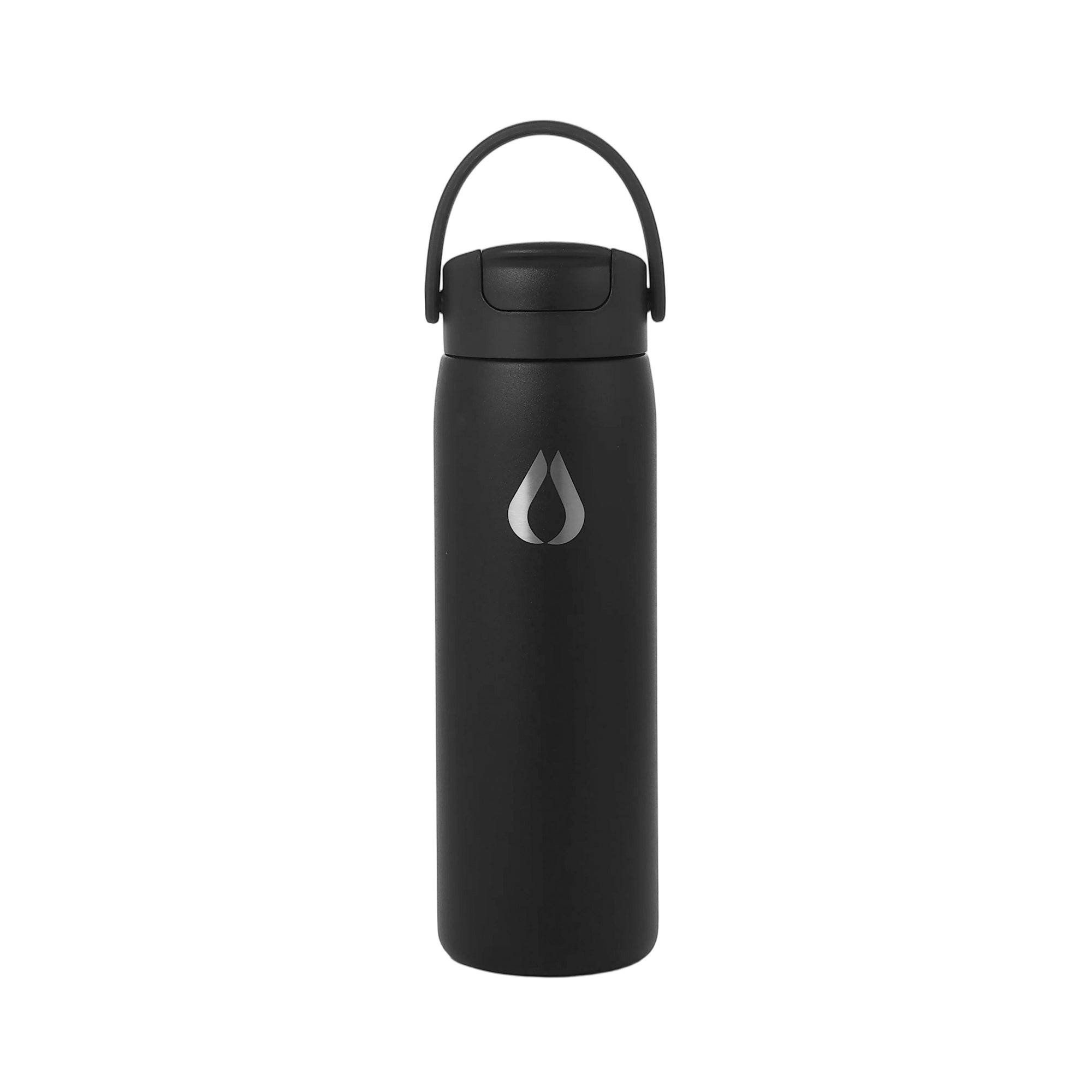 Vandflaske - 2 i 1 - 710ML - Sort