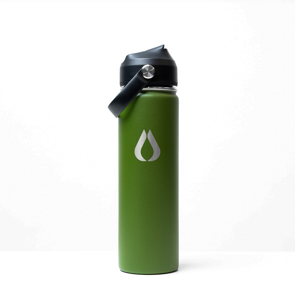 Vandflaske - 650ML - Dark Olive