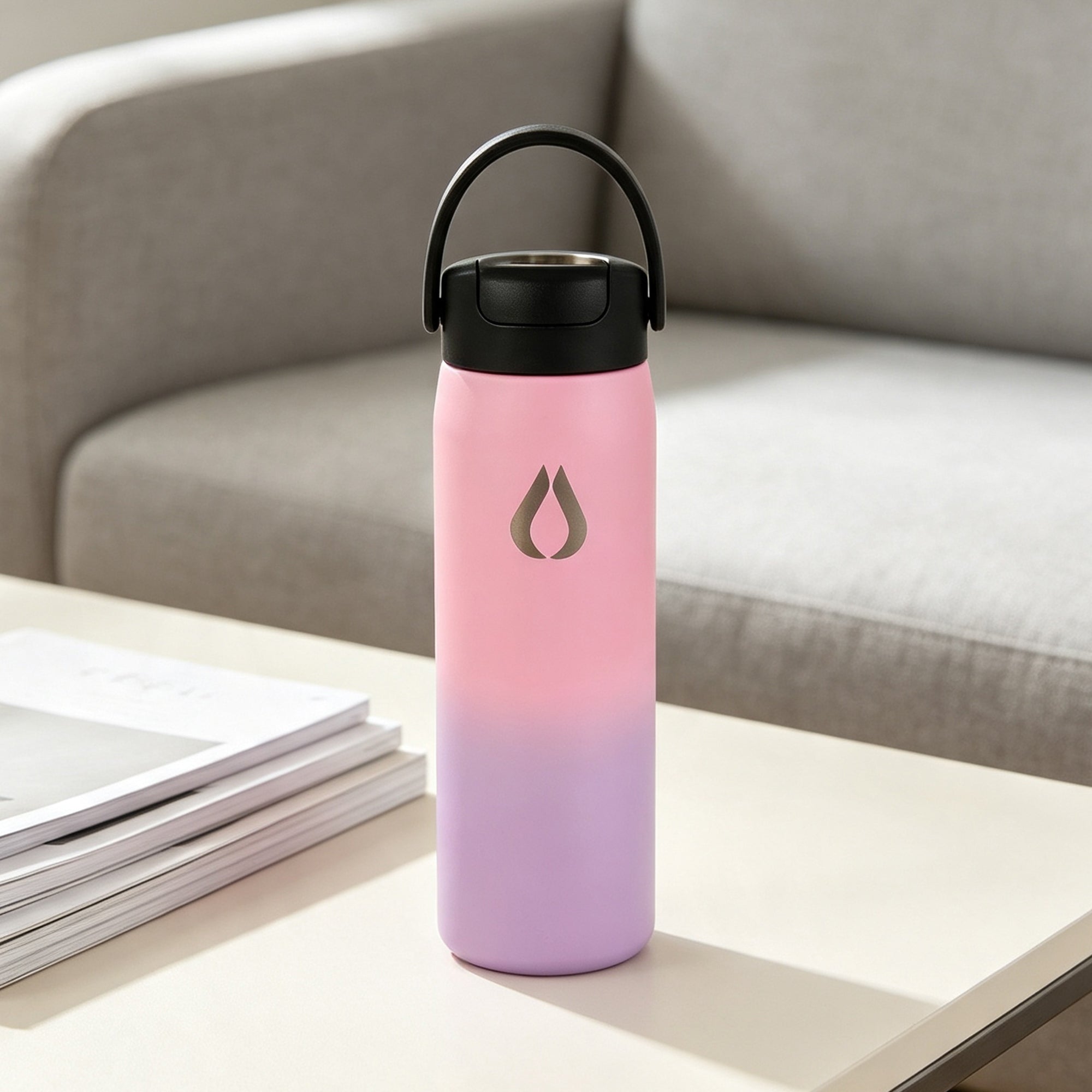 Vandflaske - 2 i 1 - 710ML - Unicorn